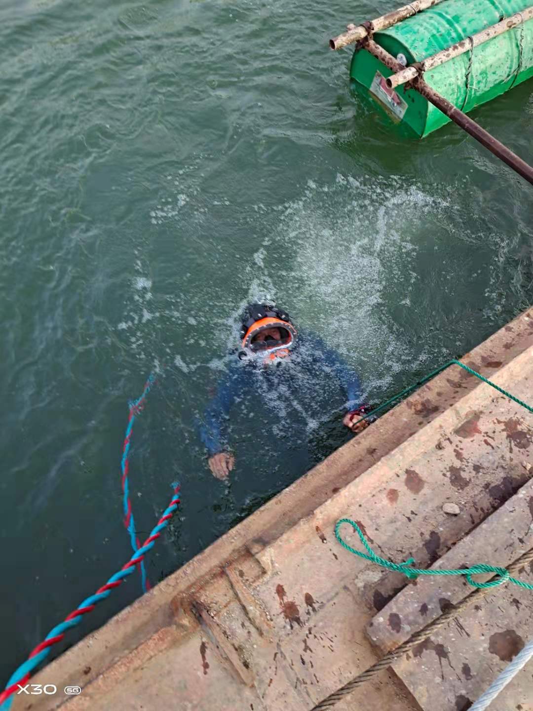 水下取水頭安裝